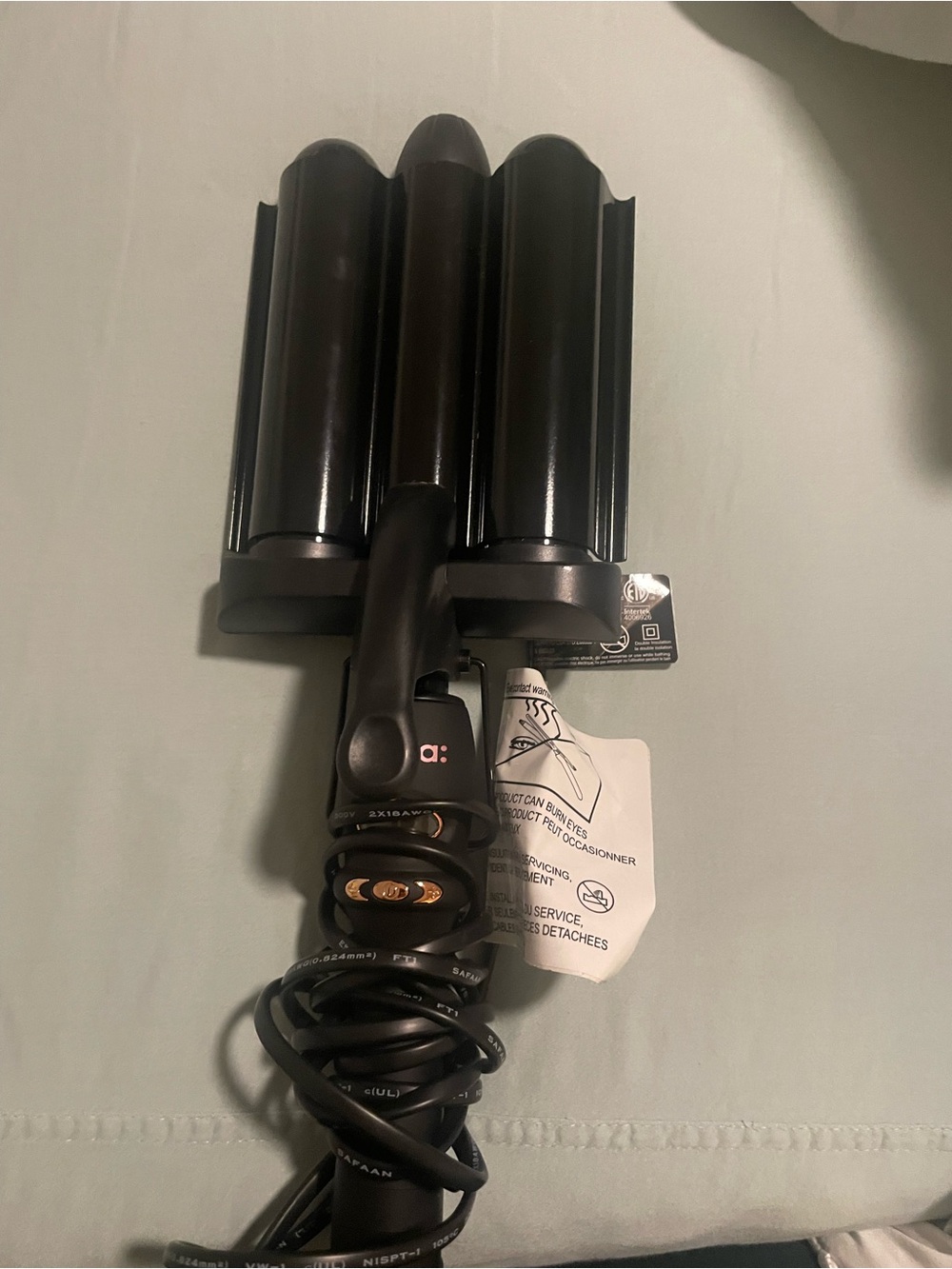 amika High Tide Deep Triple Barrel Hair Waver